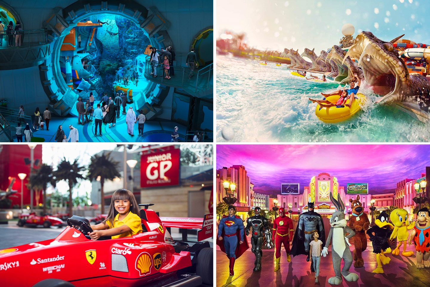 Yas Island 4 Parks Tickets